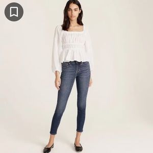 J. Crew Toothpick Ankle Jeans